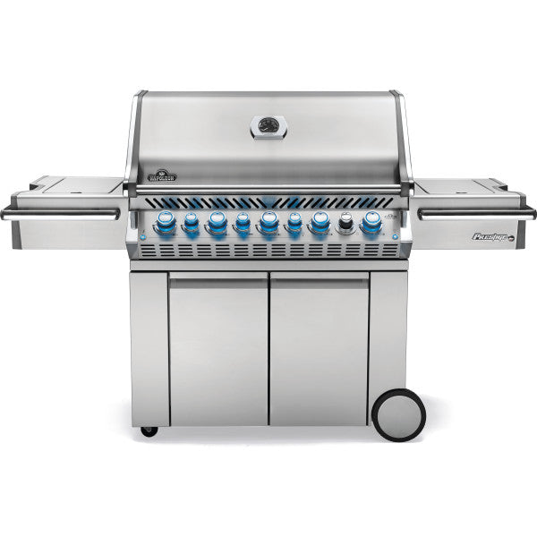 Prestige® PRO 665 Propane Gas Grill with Infrared Rear and Side Burners, Stainless Steel