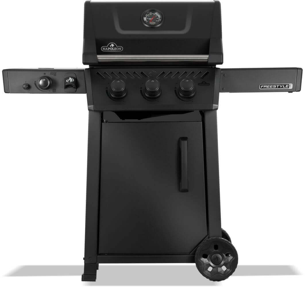 Freestyle™ PRO 365 Propane Gas Grill with Infrared Side Burner, Matte Black