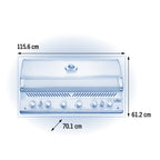 Built-In 700 Series 44" with Dual Infrared Rear Burners, Propane, Stainless Steel