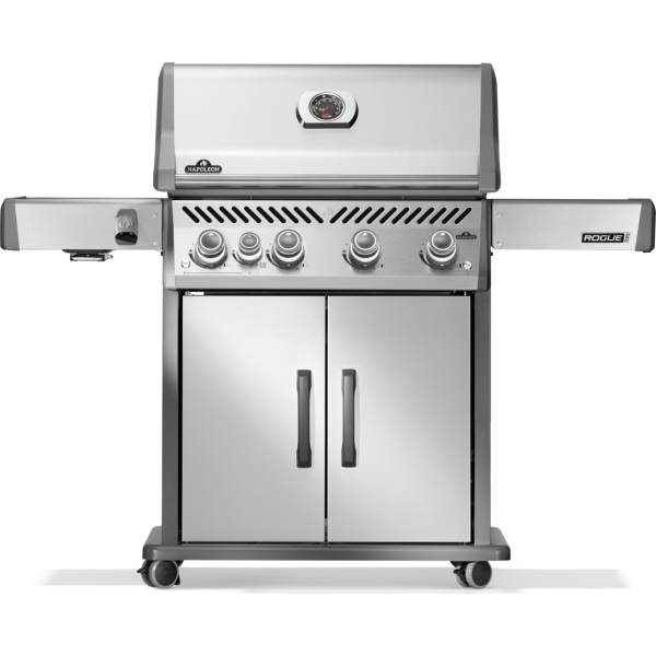 Rogue® PRO 525 Propane Gas Grill with Infrared Side Burner, Stainless Steel