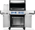 Prestige® 500 Natural Gas Grill with Infrared Side and Rear Burner, Stainless Steel