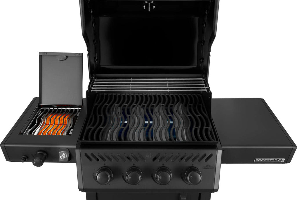 Freestyle™ PRO 425 Propane Gas Grill with Infrared Side Burner, Matte Black