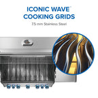 Rogue® PRO-S 625 Natural Gas Grill with Infrared Side and Rear Burners, Stainless Steel