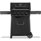 Rebel 4 Propane Gas Grill, Matte Black