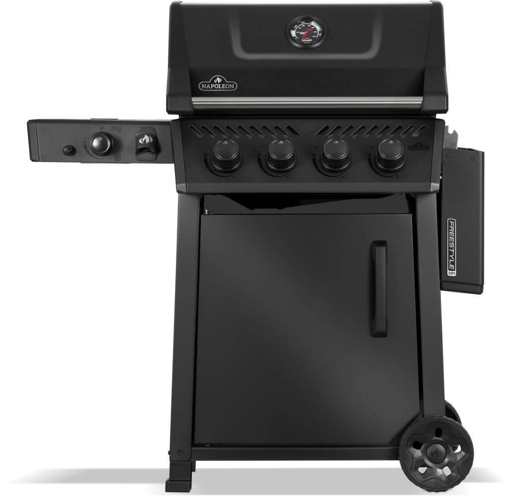 Freestyle™ PRO 425 Propane Gas Grill with Infrared Side Burner, Matte Black