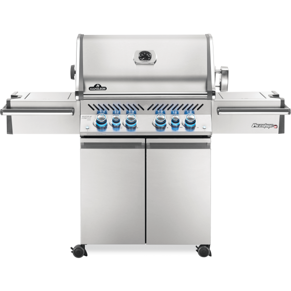 Prestige® PRO 500 Propane Gas Grill with Infrared Rear and Side Burners, Stainless Steel