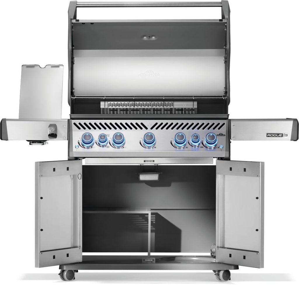 Rogue® PRO-S 625 Natural Gas Grill with Infrared Side and Rear Burners, Stainless Steel