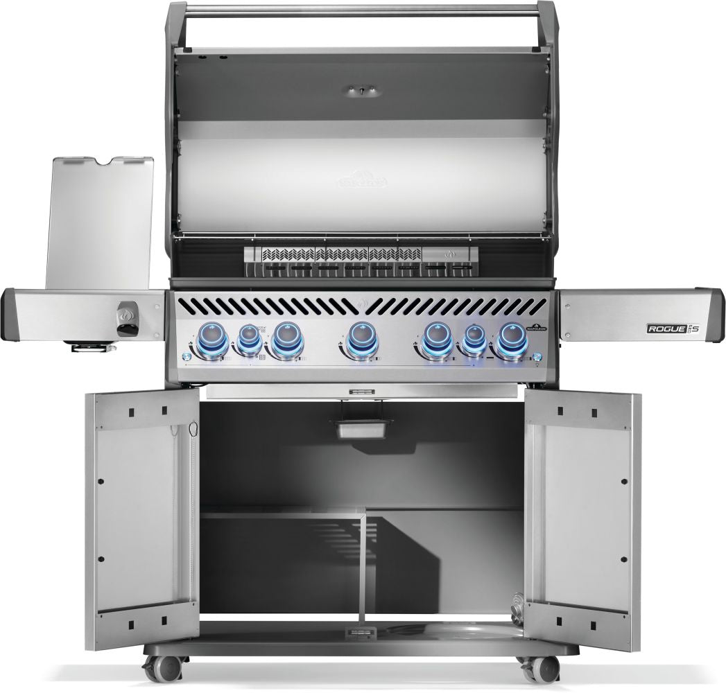 Rogue® PRO-S 625 Natural Gas Grill with Infrared Side and Rear Burners, Stainless Steel
