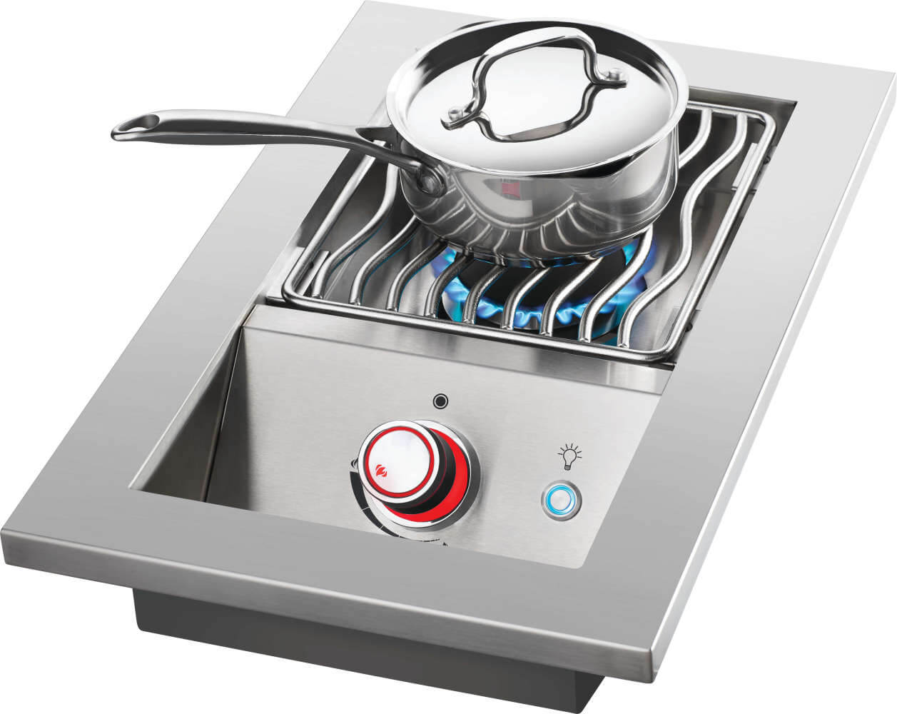 Built-In 700 Series 10"  Single Range Top Burner Propane, Stainless Steel