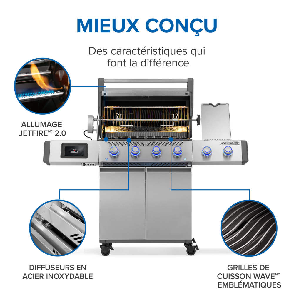 Prestige® PRO 500 Propane Gas Grill with Smart Technology
