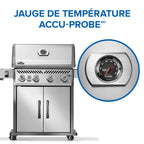 Rogue® PRO 525 Propane Gas Grill with Infrared Side Burner, Stainless Steel