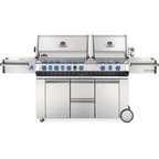 Prestige® PRO 825 Propane Gas Grill with Power Side Burner and Infrared Rear & Bottom Burners, Stainless Steel