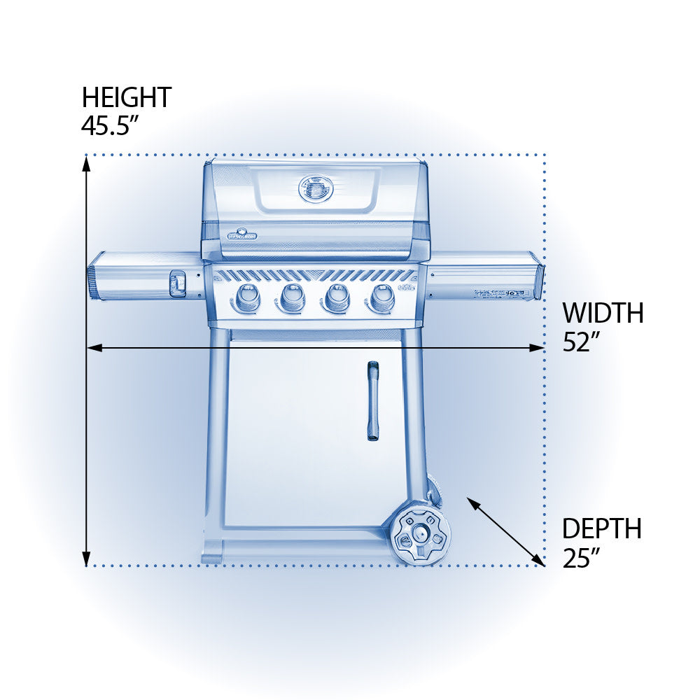 Freestyle™ 425 Natural Gas Grill, Graphite Grey