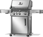 Rogue® PRO 425 Propane Gas Grill with Infrared Side Burner, Stainless Steel