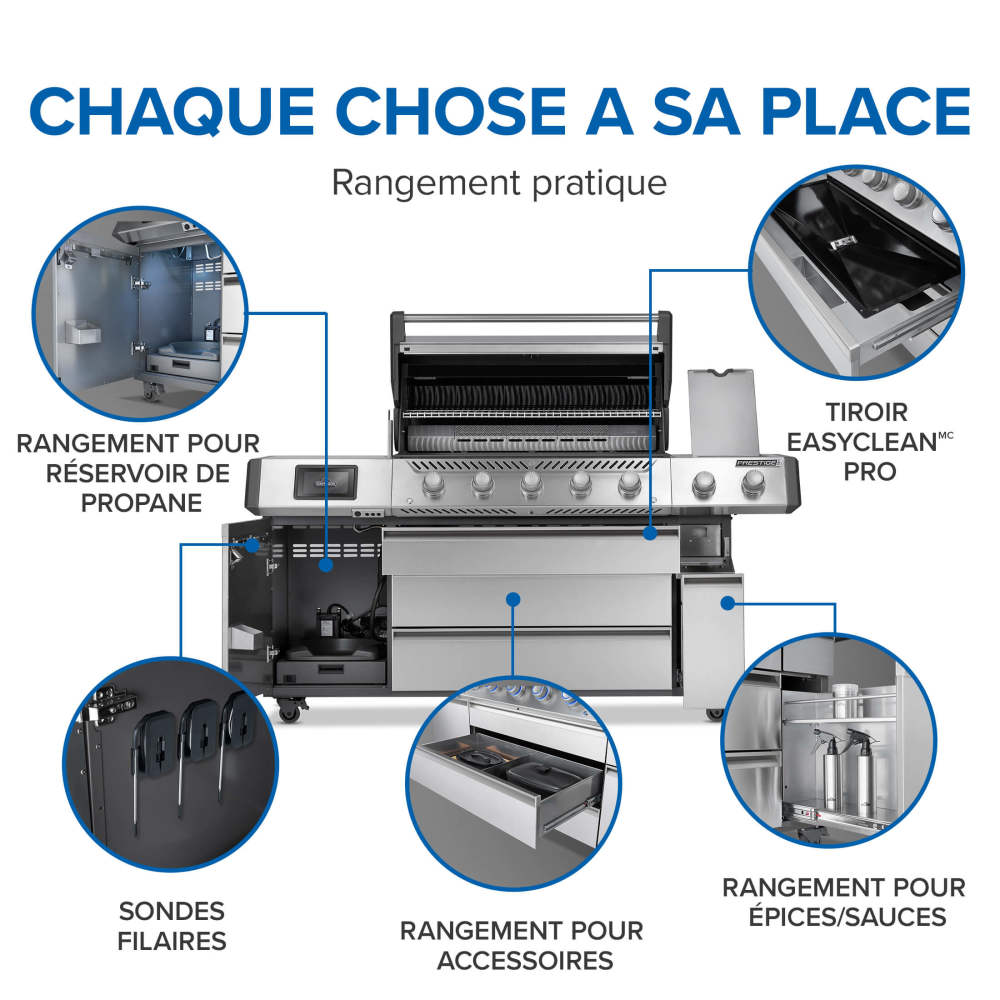 Prestige® PRO 665 Elite Natural Gas Grill with Smart Technology & Electric Smoker Box