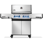 Prestige® 500 Natural Gas Grill with Infrared Side and Rear Burner, Stainless Steel