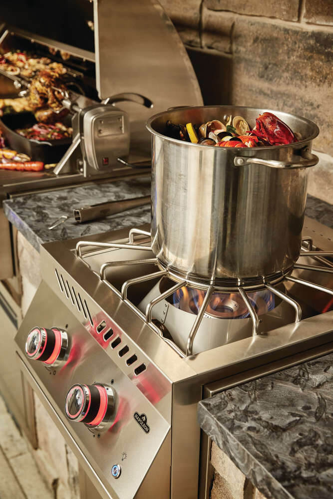 Built-In 700 Series 18" Power Burner Natural Gas, Stainless Steel