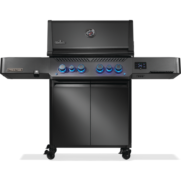 Phantom Prestige® 500 Connected, Propane Gas Grill with Infrared Side and Rear Burner, Matte Black