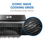 Rogue® PRO 625 Propane Gas Grill with Infrared Side Burner, Black