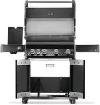 Rogue® PRO 525 Propane Gas Grill with Infrared Side Burner, Black