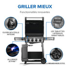 Freestyle™ 425 Natural Gas Grill, Graphite Grey