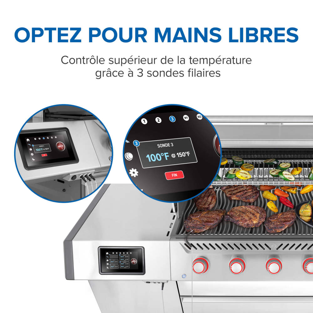 Prestige® PRO 665 Elite Natural Gas Grill with Smart Technology & Electric Smoker Box