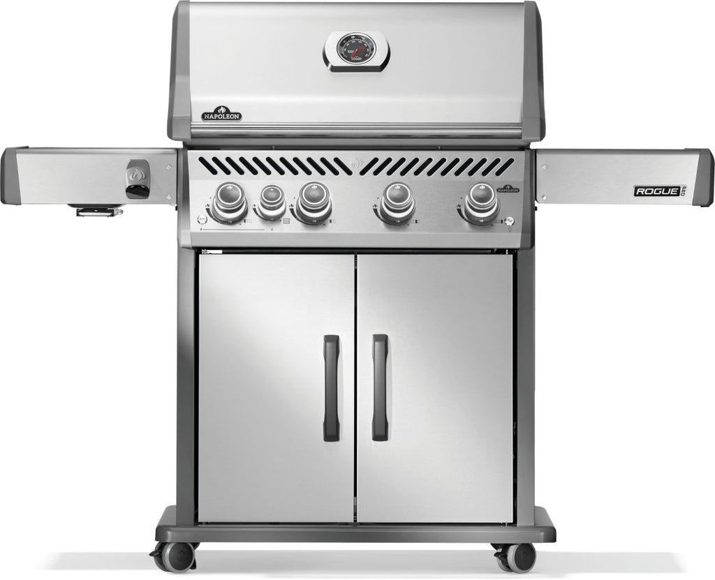 Rogue® PRO 525 Propane Gas Grill with Infrared Side Burner, Stainless Steel