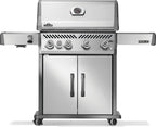 Rogue® PRO 525 Propane Gas Grill with Infrared Side Burner, Stainless Steel