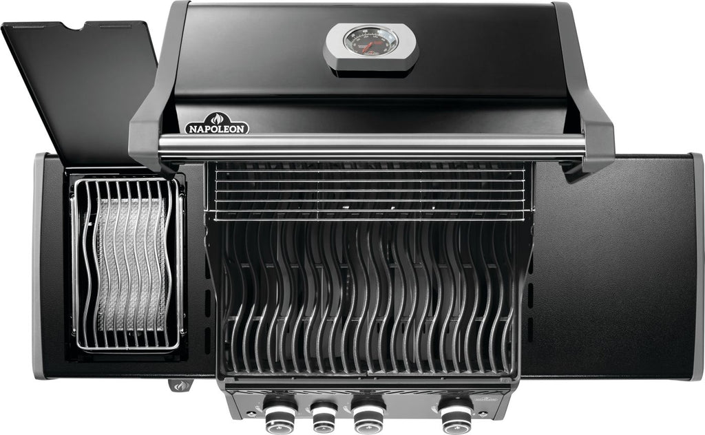 Rogue® PRO 425 Natural Gas Grill with Infrared Side Burner, Black