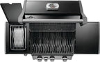 Rogue® PRO 425 Natural Gas Grill with Infrared Side Burner, Black