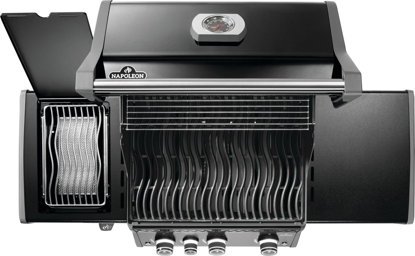 Rogue® PRO 425 Natural Gas Grill with Infrared Side Burner, Black