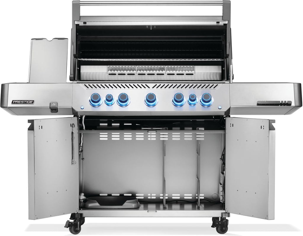 Prestige® 665 Natural Gas Grill with Infrared Side and Rear Burner, Stainless Steel