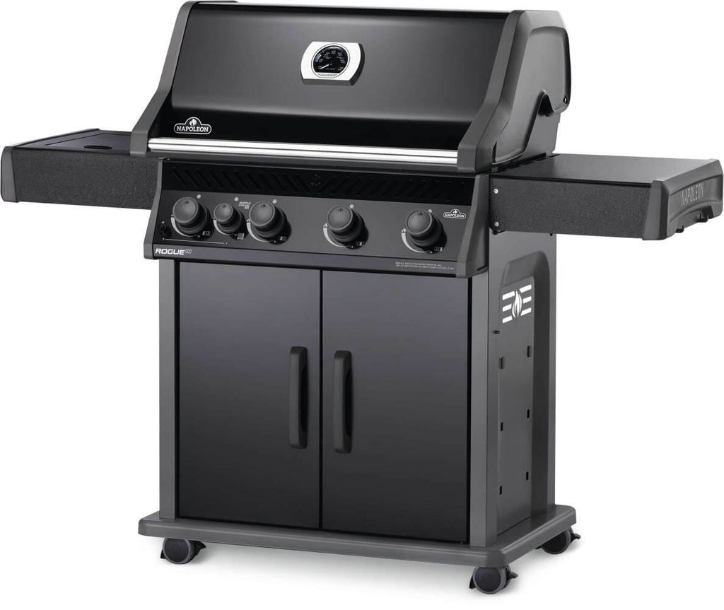 Rogue® XT 525 Propane Gas Grill with Infrared Side Burner, Black