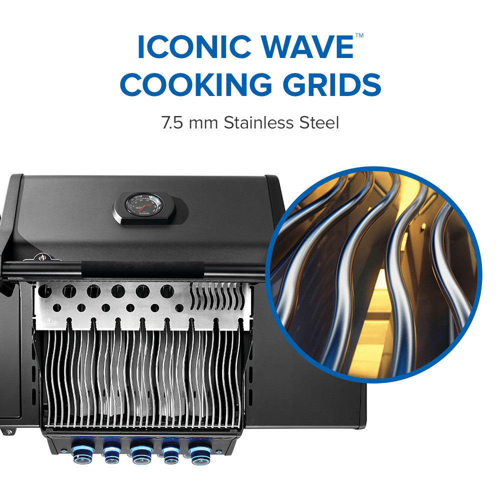 Phantom Rogue® PRO-S 425 Natural Gas Grill with Infrared Side and Rear Burners, Matte Black