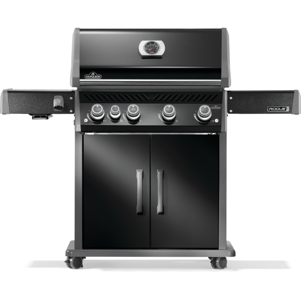 Rogue® PRO 525 Natural Gas Grill with Infrared Side Burner, Black