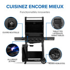 Freestyle™ 425 4-Burner Natural Gas Grill, Matte Black
