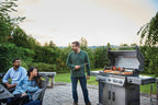 Rogue® SE 625 Propane Gas Grill with Infrared Rear and Side Burners, Stainless Steel
