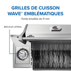 Rogue® 525 Natural Gas Grill with Range Side Burner, Stainless Steel