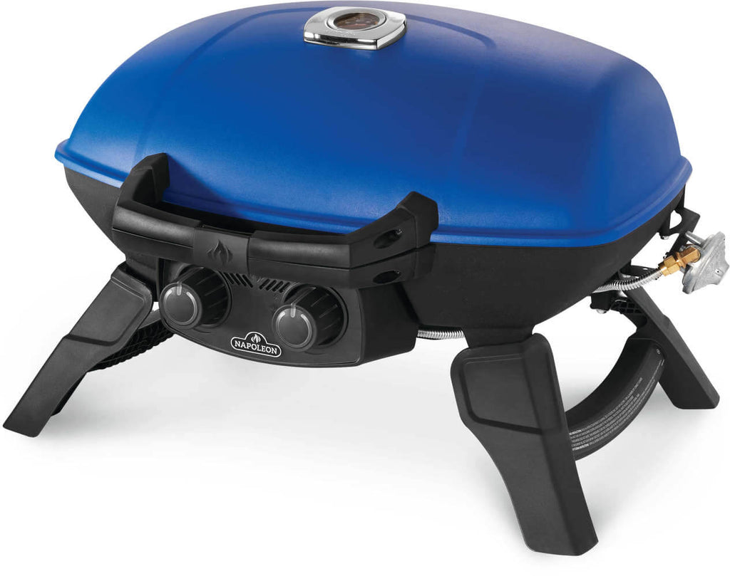 TravelQ™ 285 Portable Propane Gas Grill, Blue