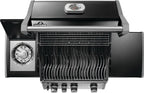 Rogue® 425 Natural Gas Grill with Range Side Burner, Black