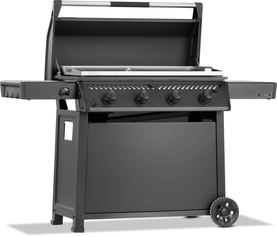 Plancha Rebel de 36 po, surface de cuisson en acier inoxydable résistante à la rouille, gaz naturel