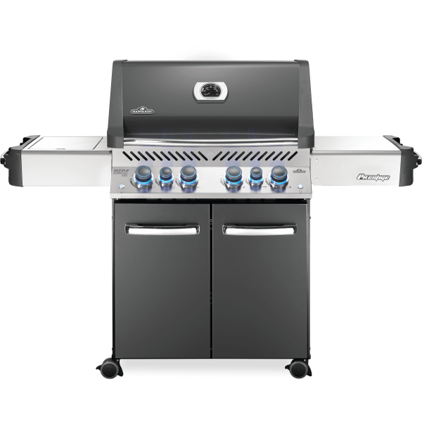 Prestige® 500 Ambiance, Propane Gas Grill with Infrared Side and Rear Burners, Grey