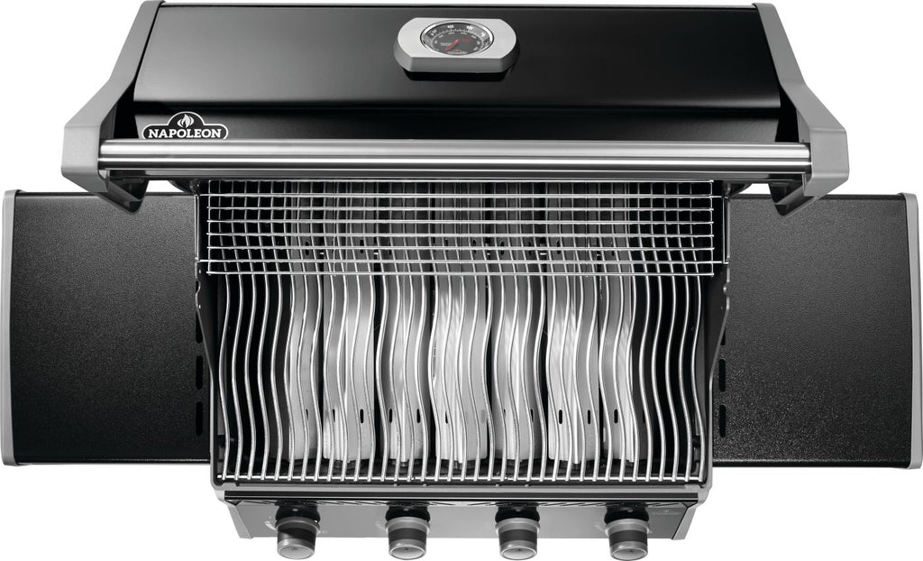 Rogue® 525 Natural Gas Grill, Black, Stainless Steel Grids