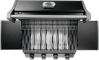 Rogue® 525 Natural Gas Grill, Black, Stainless Steel Grids