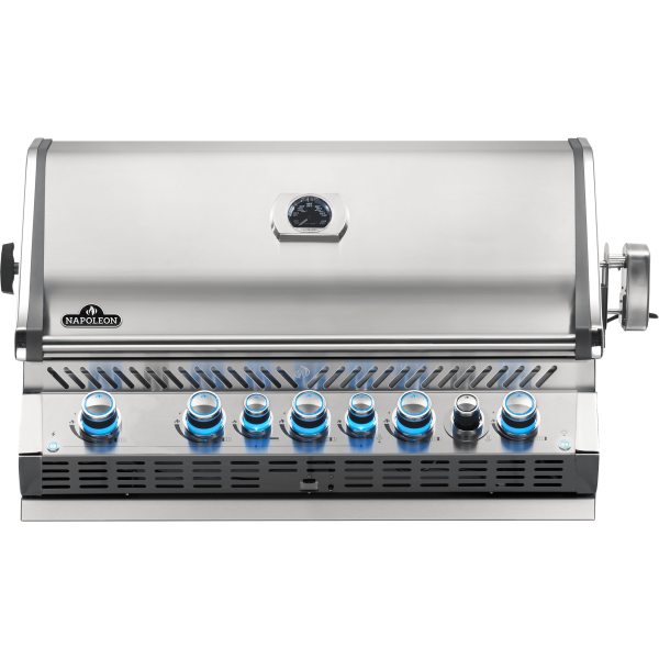 Built-in Prestige® PRO 665 Propane Gas Grill Head with Infrared Rear Burner, Stainless Steel