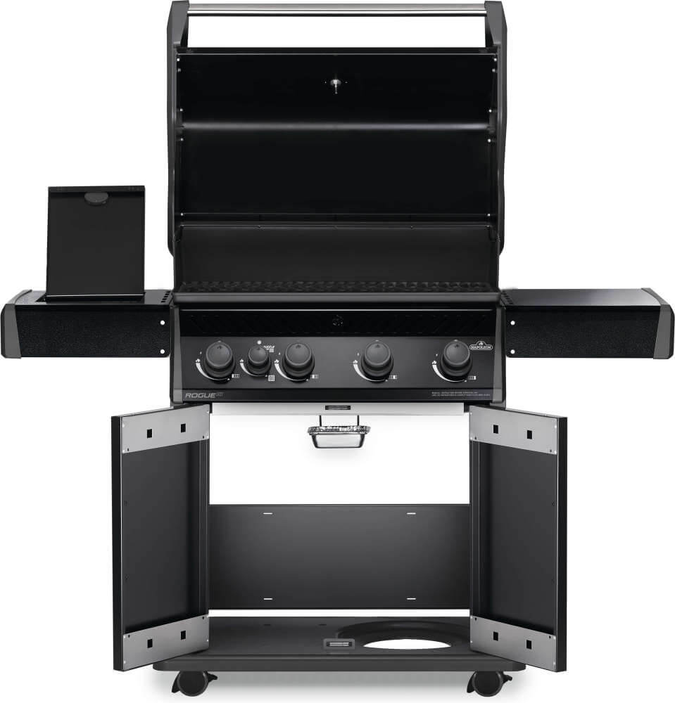 Rogue® XT 525 Propane Gas Grill with Infrared Side Burner, Black