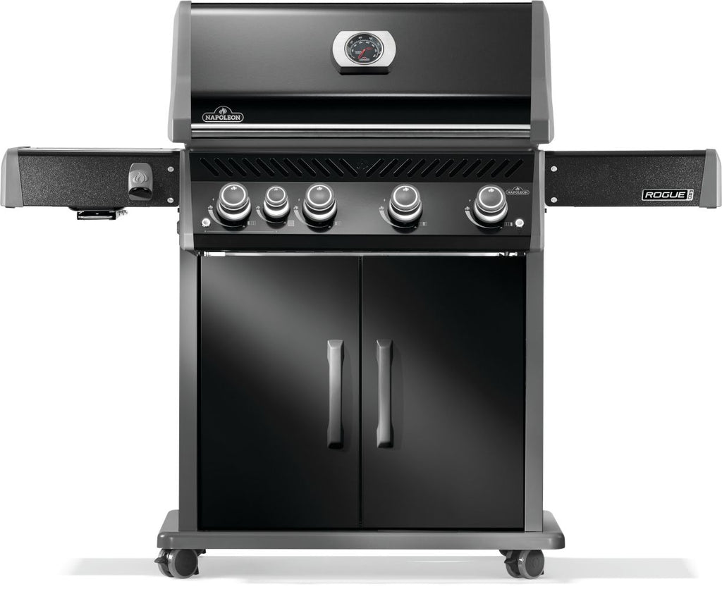 Rogue® PRO 525 Natural Gas Grill with Infrared Side Burner, Black