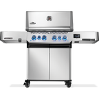 Prestige® 500 Connected, Propane Grill with Infrared Side and Rear Burner, Stainless Steel
