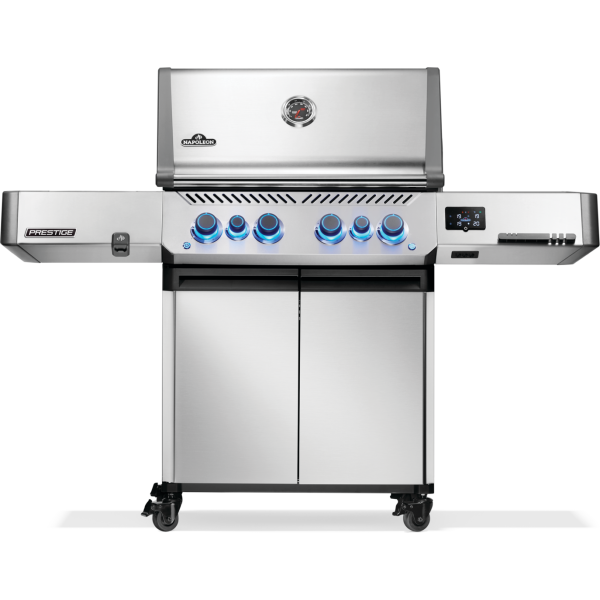 Prestige® 500 Connected, Propane Grill with Infrared Side and Rear Burner, Stainless Steel