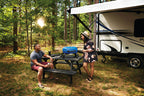 TravelQ™ 240 Portable Propane Gas Grill, Blue